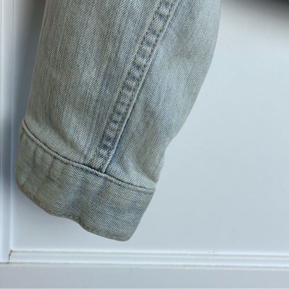 Banana Republic Classic Blue Denim Trucker Jacket XS - Picture 6 of 11